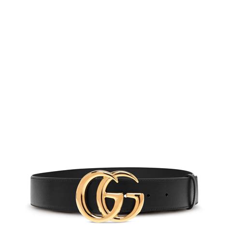 gucci black gg belt 192451f001042|GG Marmont belt in black leather .